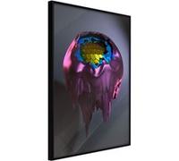 Affiche Murale Encadrée Throng of Thoughts 30 x 42 cm Noir NOIR