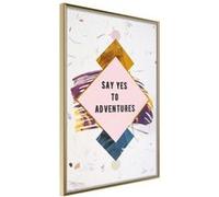 Image encadrée Artgeist Poster et affiche - Time for Adventure! - 20x30 (34964)