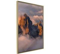 Affiche Murale Encadrée To Reach the Clouds 21 x 30 cm Or