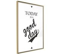 Affiche Murale Encadrée Today III 21 x 30 cm Or