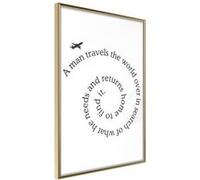 Poster et affiche - Travel Broadens the Mind - 40x60 Artgeist (35318)