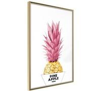 Affiche Murale Encadrée Trendy Pineapple 21 x 30 cm Or G
