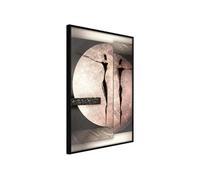 Affiche Murale Encadrée "Two Figures" 30 x 42 cm Noir