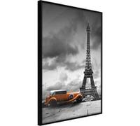 Image encadrée Artgeist Poster et affiche - Under the Eiffel Tower - 40x60 (35916)