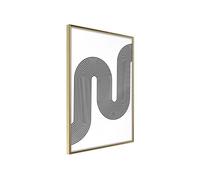 Affiche Murale Encadrée Ups and Downs of Life 30 x 42 cm Or