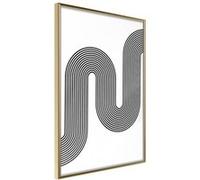 Affiche Murale Encadrée Ups and Downs of Life 30 x 42 cm Or