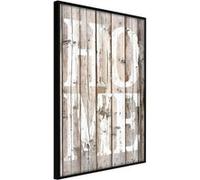 Poster et affiche - Vintage: Home - 20x30 Artgeist (36186) NOIR