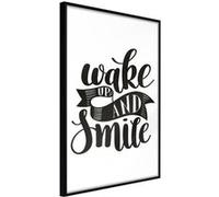 Affiche Murale Encadrée "Wake Up" 21 x 30 cm Noir Multicolore G
