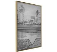 Affiche Murale Encadrée "Walk of Fame" 30 x 42 cm Or Multicolore G