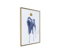 Affiche Murale Encadrée "Waterfall of Colour" 30 x 42 cm Or