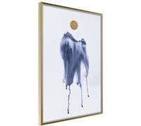 Affiche Murale Encadrée Waterfall of Colour 30 x 42 cm Or