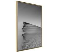 Affiche Murale Encadrée Wave of Sand 30 x 42 cm Or