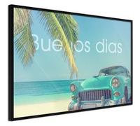 Affiche Murale Encadrée "Welcome to Paradise" 30 x 20 cm Noir Multicolore G