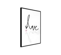 Affiche Murale Encadrée Where is the Love 30 x 42 cm Noir NOIR