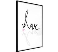 Affiche Murale Encadrée "Where is the Love" 30 x 42 cm Noir NOIR G