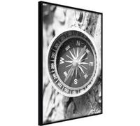 Affiche Murale Encadrée Where to Go 30 x 42 cm Noir