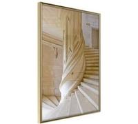 Affiche Murale Encadrée "Winding Entrance" 40 x 60 cm Or Multicolore G