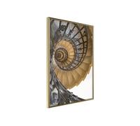 Affiche Murale Encadrée "Winding Way Down" 30 x 42 cm Or