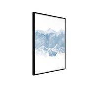 Affiche Murale Encadrée "Winter Wonderland" 40 x 60 cm Noir