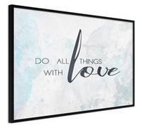 Poster et affiche - With Love - 60x40 (37242)