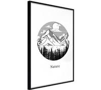 Affiche Murale Encadrée Wonders of Nature 21 x 30 cm Noir