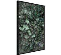 Affiche Murale Encadrée "World form High Above" 40 x 60 cm Noir Multicolore G