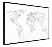 Poster et affiche - World of Diamonds and Triangles - 45x30 Artgeist (37410) NOIR