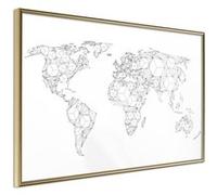 Poster et affiche - World of Diamonds and Triangles - 60x40 Artgeist (37418)