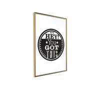 Affiche Murale Encadrée You Got This 21 x 30 cm Or