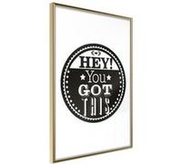 Affiche Murale Encadrée You Got This 30 x 42 cm Or