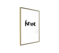 Affiche Murale Encadrée Your Own Place 21 x 30 cm Or