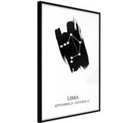 Affiche Murale Encadrée "Zodiac Libra I" 40 x 60 cm Noir Multicolore G