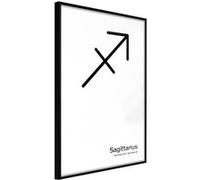 Affiche Murale Encadrée Zodiac Sagittarius II 30 x 42 cm Noir NOIR