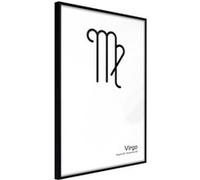 Affiche Murale Encadrée "Zodiac Virgo II" 30 x 42 cm Noir Multicolore G