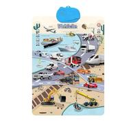 Affiche Murale - Jouets d'apprentissage Électroniques pour , Tableau Mural Musical Interactif | Conception De Papier Éducatif - Développement du Langage Et Plaisir, Idéal pour La Maternelle Et