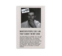 Affiche murale moderne avec inscription « Whatever People Say I Am, That's What I'm Not » par Arctic Monkeys - Décoration murale moderne pour la maison ou le bureau