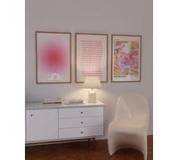 Affiche murale psychédélique abstraite aux dégradés roses, citation inspirante De belles choses arrivent, impression sur toile, décoration pour salon, chambre, appartement de fille, sans cadre