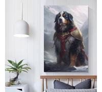 Affiche murale représentant un Viking bernois, 60 x 90 cm, décoration d'intérieur, cadeau pour enfants