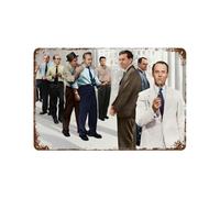 Affiche murale vintage « 12 Angry » du film Men (5) - Décoration murale en métal - 20 x 30 cm