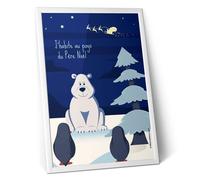 Affiche nature - ours blanc