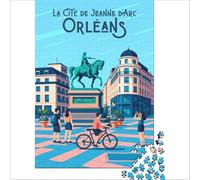 Affiche Orléans Puzzles 1000 pièces | puzzle comme cadeau de mariage pour les jeunes mariés un présent réfléchi pour un couple à la maison le soir en douceur