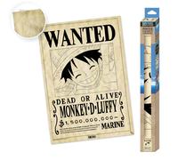 Affiche Parchment One Piece Wanted Monkey D. Luffy 66x46cm.