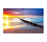Affiche paysage sunset beach, 60x40cm - made in France