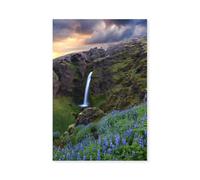 Affiche paysage voyage en islande - Made in France - Affiche seule 30x45