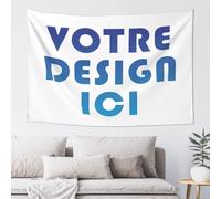 Affiche personnalisée poster personnalisé Avec Photo Texte Image phot Tenture Murale de Vacances Tapisserie pour Salon Chambre Décor Anniversaire Mariage Cadeau de Remise des Diplômes 152 cm x 130 cm