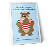 Affiche petits mousses - bouledogue