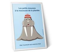 Affiche petits mousses - olaf le morse