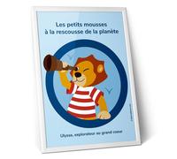 Affiche petits mousses - ulysse le lion
