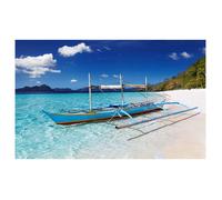 Affiche pirogue plage pattaya -thailande, 60x40cm - made in France