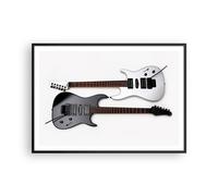 Affiche Poster 100x70cm Tableaux Guitares électriques cordes instrument